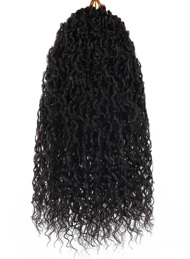 Beverlee Micro Locs Crochet Hair 12 Inch soft locs with curly ends 9 Packs Boho Soft Locs Style Mini Locs Twist Hair Synthetic micro locs extensions goddess Crochet Locs For Black Women - Image 1